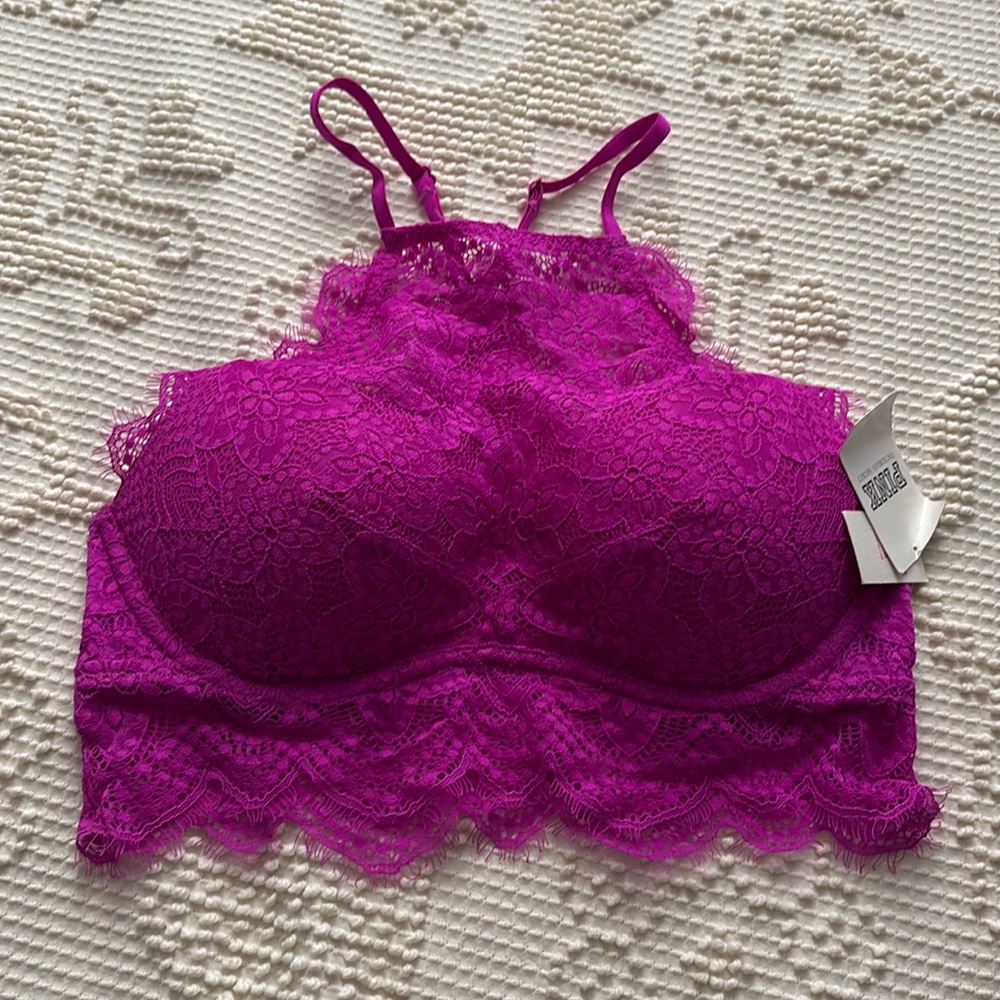 Victoria Secret Pink high neck bra Size small